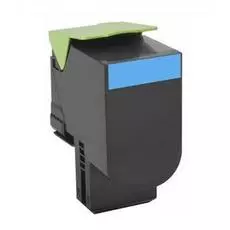 Картридж Lexmark 80C8HC0 высокой ёмкости с голубым тонером для CX410/CX510, LRP (3K)