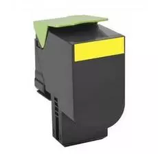 Картридж Lexmark 80C8HY0 высокой ёмкости с жёлтым тонером для CX410/CX510, LRP (3K)