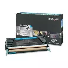 Картридж Lexmark C736H1CG C736 Cyan High Yield Return Program Print Cartridge (10K)