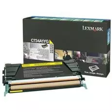 Картридж Lexmark C736H1YG C736 Yellow High Yield Return Program Print Cartridge (10K)