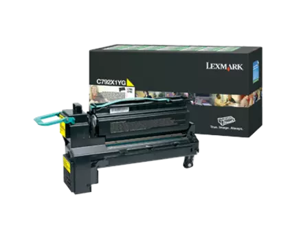 Картридж Lexmark C792X1YG Жёлтый сверхвысокой ёмкости для C79x, LRP (20K)
