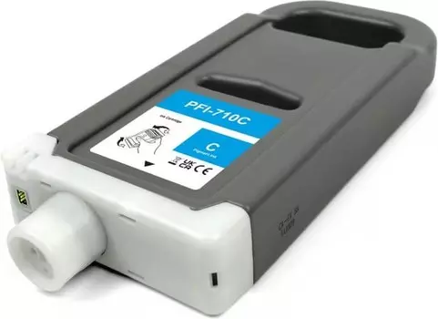 Картридж NVP NV-2355C001 струйный PFI-710C Cyan для Canon ImagePrograf TX-2000/3000/4000 (700 мл) совместимый