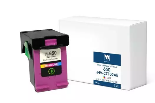Картридж NVP NV-CZ102AE струйный 650 Color для HP DJ 1015/2515/3515/4515 (18 мл) совместимый