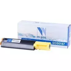 Картридж NVP NV-S050187Y желтый, для Epson AcuLaser C1100/CX11N/CX11NF, 4000k