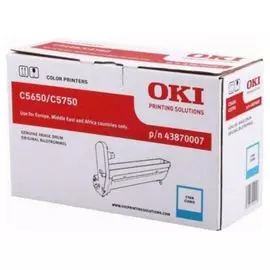 Фотобарабан OKI 43870007 голубой для C5650/5750, 20000стр.