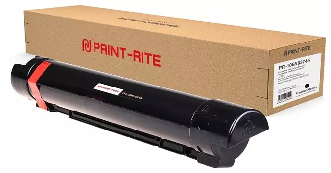 Картридж Print-Rite PR-106R03745 106R03745 черный (23600стр.) для Xerox VersaLink C7020/C7025/C7030