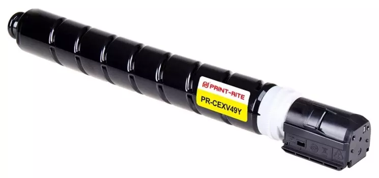 Картридж Print-Rite PR-CEXV49Y YELLOW C-EXV49Y Yellow желтый (19000стр.) для Canon IR C3320/C3320i/C3325i/C3330i/C3500/C3520i MFP/C3525i MFP/C3530i MF