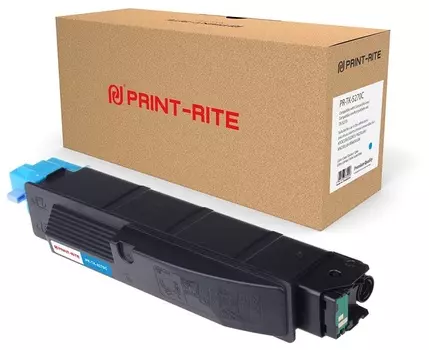 Картридж Print-Rite PR-TK-5270C TK-5270C голубой (6000стр.) для Kyocera Ecosys P6230cdn/M6230cidn/M6630cidn