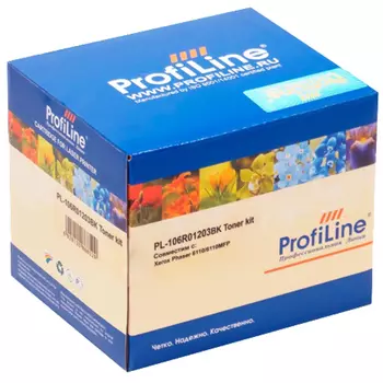 Картридж ProfiLine PL_106R01203_BK для принтеров Xerox Phaser 6110/6110MFP/6110B/6110MFP/B/6110MFP/S/6110MFP/X/6110N Black 2000 копий