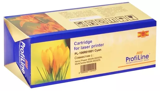 Картридж ProfiLine PL_106R01601_C для принтеров Xerox Phaser 6500/WorkCentre 6505/6500DN/6500N/6505DN/6505N Cyan 2500 копий