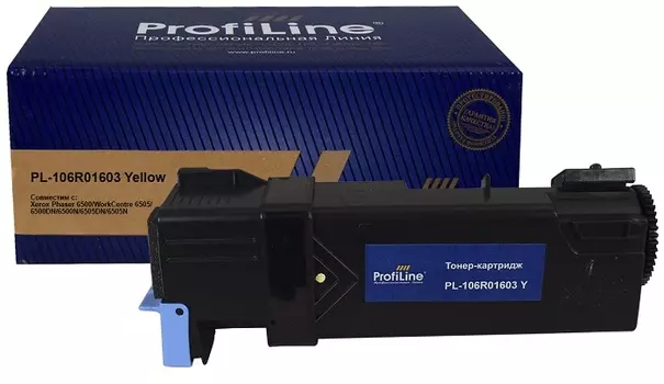 Картридж ProfiLine PL_106R01603_Y для принтеров Xerox Phaser 6500/WorkCentre 6505/6500DN/6500N/6505DN/6505N Yellow 2500 копий