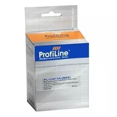 Картридж ProfiLine PL-C4913A-Y №82 для принтеров HP Deskjet 500/500ps/510/800/800ps(24/42in) DesignJet copier cc800ps Yellow водные ProfiLine