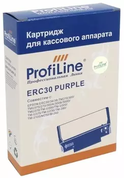 Картридж ProfiLine PL_ERC-30_Purple для принтеров Epson ERC-30/34/38/Epson TM/TM-U 210D/270/300 Purple (2,25 млн. знаков)