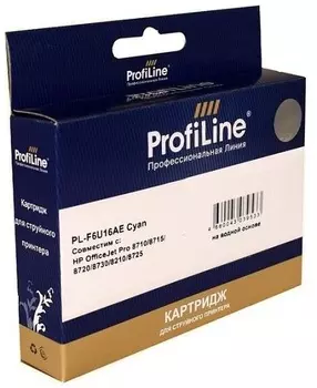 Картридж ProfiLine PL_F6U16AE_C струйный (№953XL) для принтеров HP OfficeJet Pro 7720/7730/7740/8210/8218/8710/8715/8720/8725/8728/8730/8740 с чернила