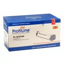 Картридж ProfiLine PL-Q7516A/509 для принтеров HP LJ 5200/5200dtn/5200tn/5200n/5200l/Canon LBP3500/3900/3950/3970 12000 копий ProfiLine