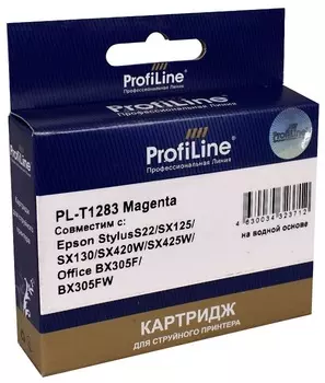 Картридж ProfiLine PL_T1283_M струйный для принтеров Epson Stylus S22/SX125/SX130/SX230/SX235W/SX420W/SX425W/SX430W/SX4356W/SX440W/SX445W/Office BX305
