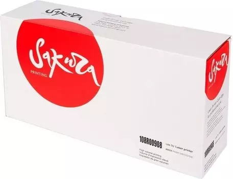 Картридж Sakura SA108R00908 для Xerox Phaser 3140/3155/3160, черный, 1 500к.