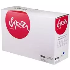 Картридж Sakura SACF451A (HP 655A) для HP Color LaserJet JetIntelligence M652/M653, MFP M681/MFP M682, голубой, 10500к.