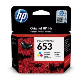 Картридж струйный HP 3YM74AE 653 трёхцветный (200 стр)