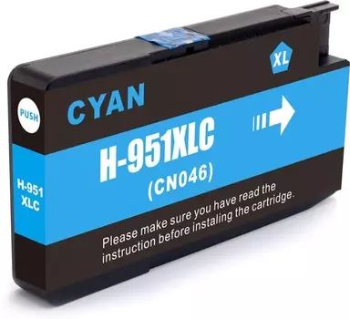 Картридж струйный NVP NV-CN046AE 951XL Cyan для HP OfficejetPro 251/276/8100/8615/8616/8600/8610/8620/8630/8640/8650/8660 (30 мл) cовместимый