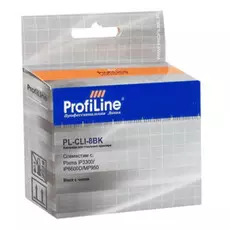 Картридж струйный ProfiLine PL-CLI-8BK-Bk Картридж PL-CLI-8BK для принтеров Canon Pixma iP6600D/MP950 с чипом Black водн ProfiLine