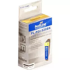 Картридж струйный ProfiLine PL-PGI-520BK-Bk Картридж PL-PGI-520BK для принтеров Canon Pixma IP3600/IP4600/MP540/MP550/MP620/MP630/MP980 с чипом водн P