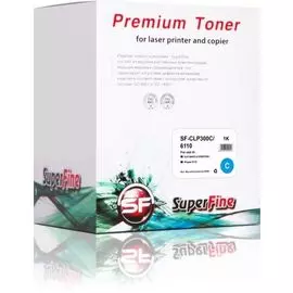 Картридж SuperFine SF-CLP300C/6110 Картридж Samsung CLP-300C CLP-300/CLX-2160/3160/Phaser 6110 1K cyan Premium SuperFine
