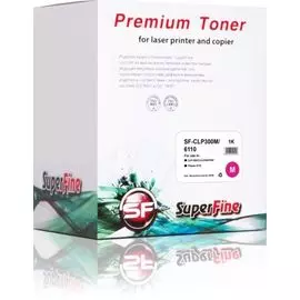Картридж SuperFine SF-CLP300M/6110 Картридж Samsung CLP-300M CLP-300/CLX-2160/3160/Phaser 6110 1K magenta Premium SuperFine