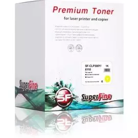 Картридж SuperFine SF-CLP300Y/6110 Картридж Samsung CLP-300Y CLP-300/CLX-2160/3160/Phaser 6110 1K yellow Premium SuperFine