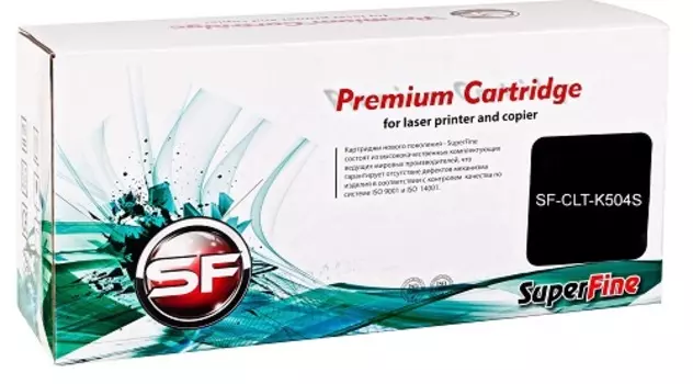 Картридж SuperFine SF-CLTK504S Картридж Samsung CLT-K504S CLP-415/CLX-4195/SL-C1810/1860 2.5K Black SuperFine