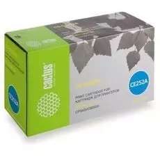 Картридж жёлтый Cactus CS-CE252AR 7000стр.) для HP CLJ CP3525/CM3530