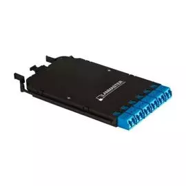 Кассета Lanmaster LAN-MCCB-1M-12LC/OS2 MPO OS2, 12xLC, тип B, низкие потери, черная