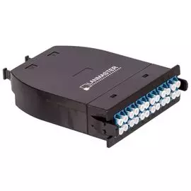 Кассета Lanmaster LAN-MCSB-2M-24LC/OS2 OS2, 24xLC, тип B, низкие потери, черная