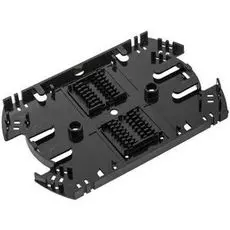 Кассета NikoMax NMF-SPL32-WO сплайс, до 32 КДЗС, с органайзером, АБС-пластик, черная