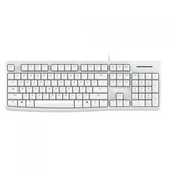 Клавиатура Dareu LK185 White белая, мембранная, 104 клавиши, EN/RU, 1,8м
