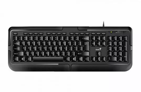 Клавиатура Genius KB-118 II 31310051402 RU,USB, Black. 104 клавиши + кнопка SmartGenius, кабель 1.5 м