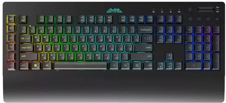 Клавиатура GMNG GG-KB770XP 1901099 механическая черный USB Multimedia for gamer LED (подставка для запястий)