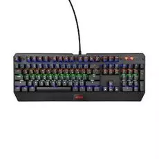 Клавиатура HIPER MK-3 RATE чёрная, 104кл, USB, Outemu, RGB подсветка