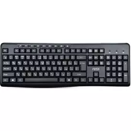 Клавиатура HIPER OK-2200 USB, 113 кл, 1.5m, black