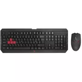 Клавиатура и мышь A4Tech Bloody Q1100 черно-красные, USB