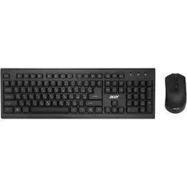 Клавиатура и мышь Wireless Acer OKR120 ZL.KBDEE.007 USB, клавиатура: черная, 104 клавиши; мышь: черная, 1600 dpi, 4 кнопки