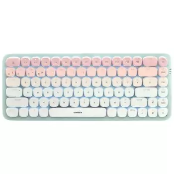 Клавиатура механическая UGREEN KU101 15227_ USB-C/BT, розовая