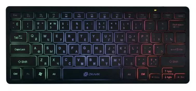 Клавиатура Oklick 300S черный USB (1696461)