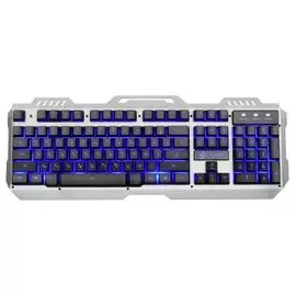 Клавиатура Oklick 790G iron force темно-серый/черный usb multimedia for gamer led