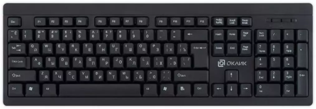 Клавиатура Oklick 95KW 1788287 черная USB