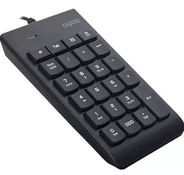 Клавиатура Rapoo K10 проводная цифровая черная