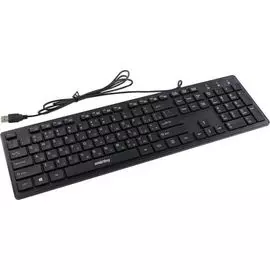 Клавиатура SmartBuy ONE 232 SBK-232H-K мультимедийная с USB хабами, USB, черная