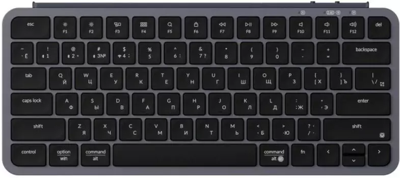 Клавиатура Wireless Keychron B1 Pro B1P-K9 ультратонкая, 77 клавиш, ножничные переключатели, цвет Deep Black