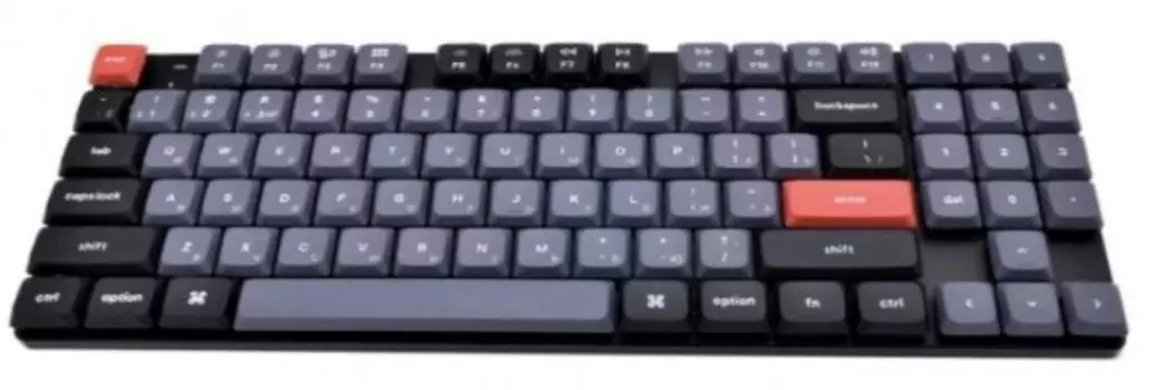 Клавиатура Wireless Keychron K13 Pro K13P-H3 QMK, 90 клавиш, Hot-Swap, Gateron low profile Brown Switch