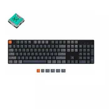Клавиатура Wireless Keychron K5SE механическая ультратонкая, Full Size, RGB подсветка, Mint Switch